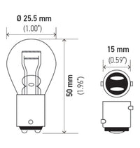 Hella Bulb 1157 12V 27/8W BAY15d S8 - My Store