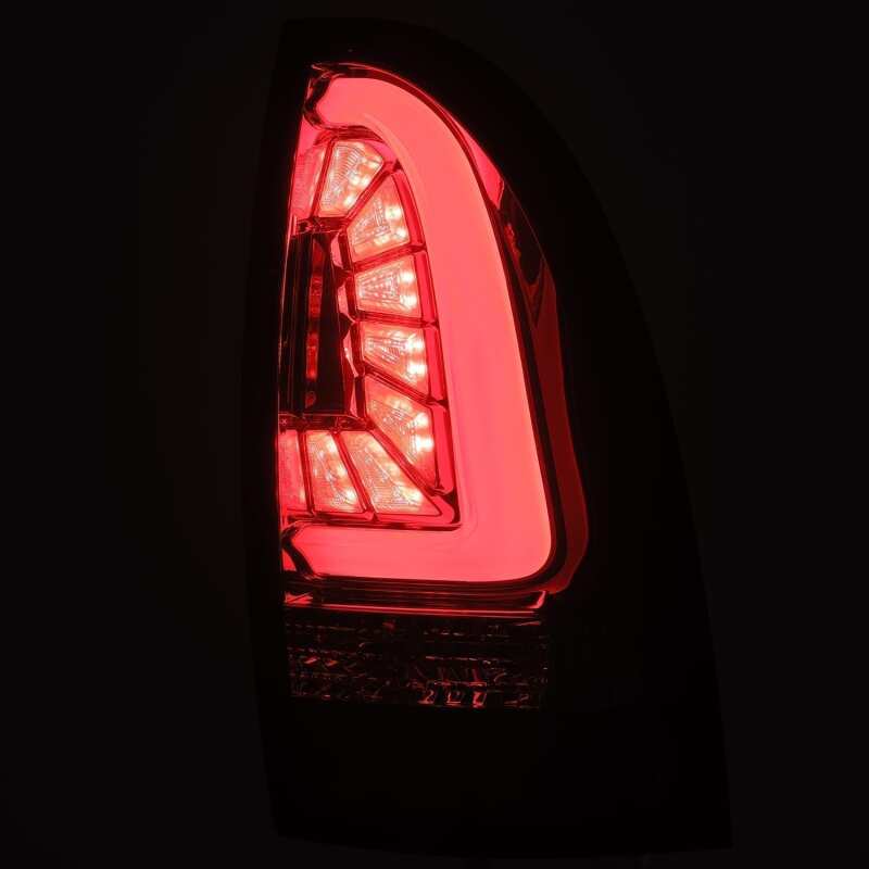 AlphaRex 05 - 15 Toyota Tacoma PRO - Series LED Tail Lights Jet Black - My Store