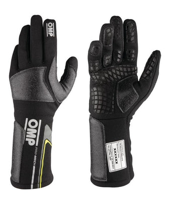compare product OMP Pro Mech-S Gloves Fia 8856-2018 Fluo Yellow Sz Xl