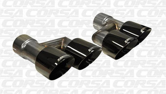 compare product Corsa 2015-2017 Ford Mustang GT 5.0 Black Quad Tips Kit
