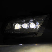 AlphaRex 13 - 14 Ford Mustang NOVA - Series LED Projector Headlights Blk w/Activ Lght & Seq.Sig / SB DRL - My Store