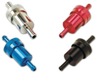 compare product Russell Performance Black Street Fuel Filter (3in Length 1-1/8in diameter 5/16in inlet/outlet)