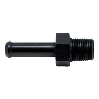 compare product DeatschWerks 1/8in NPT Male Thread 1/4in Hose Barb - Anodized Matte Black
