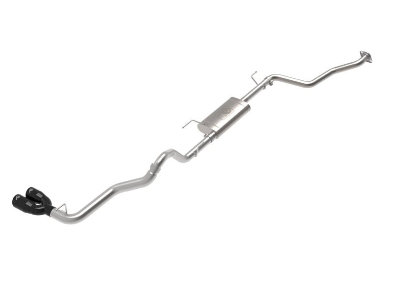 aFe 2024 Toyota Tacoma L4 2.4L Vulcan Series 2.5 - 3in 304 SS Steel Cat - Back Exhaust w/Black Tips - My Store