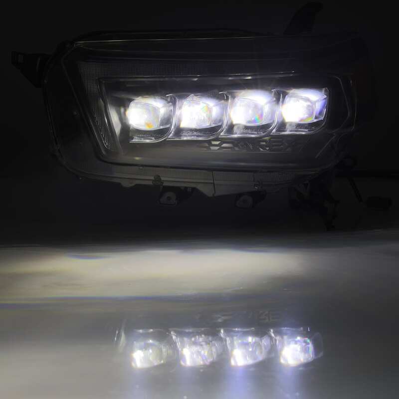 AlphaRex 10 - 13 Toyota 4Runner NOVA LED Projector Headlights Plank Style Black w/Seq Signal/DRL - My Store