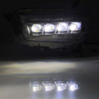 AlphaRex 10 - 13 Toyota 4Runner NOVA LED Projector Headlights Plank Style Black w/Seq Signal/DRL - My Store