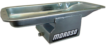 compare product Moroso Mopar 361-440 (w/Center Sump) Deep Wet Sump 7qt 7in Steel Oil Pan