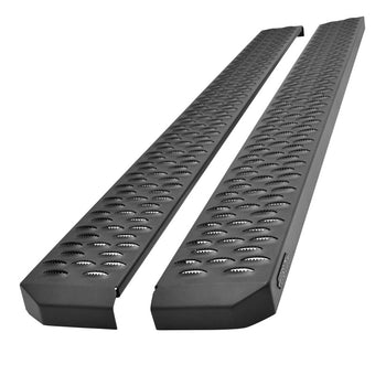 compare product Westin Grate Steps Running Boards 68 in - Textured Black
