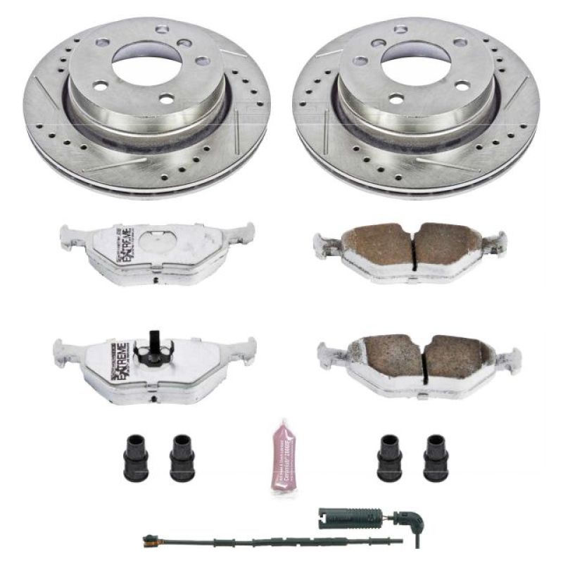 Power Stop 2000 BMW 323Ci Rear Z26 Street Warrior Brake Kit - My Store