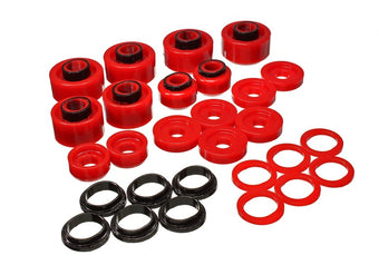 compare product Energy Suspension 99-07 Ford F-250/F-350 SD 2/4WD Crew Cab Body Mount Set - Red