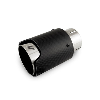 compare product Mishimoto Carbon Fiber Muffler Tip 2.5in Inlet 3.5in Outlet Polished