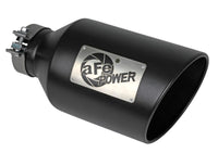 aFe Power MACH Force - Xp 409 Stainless Steel Clamp - on Exhaust Tip Black - My Store