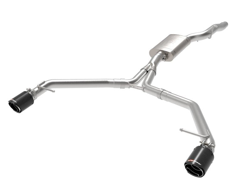 aFe MACH Force - Xp 13 - 16 Audi Allroad L4 SS Axle - Back Exhaust w/ Carbon Tips - My Store