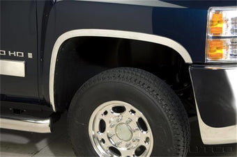 compare product Putco 07-14 Chevrolet Silverado 2500HD - Full (Does not Fit Dually) Stainless Steel Fender Trim