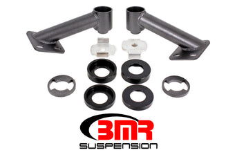 compare product BMR 15-17 S550 Mustang Cradle Bushing Lockout Kit - Black Hammertone