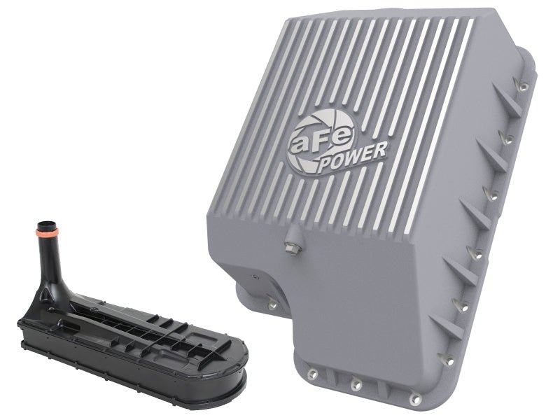 aFe Transmission Pan (Raw); Ford Diesel Trucks 03 - 10 V8 - 6.0/6.4L (td) - My Store