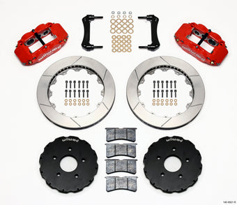 compare product Wilwood Narrow Superlite 6R Front Hat Kit 13.06in Red 2005-up Corvette C6