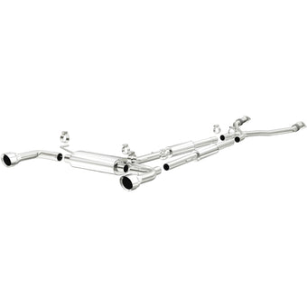 compare product MagnaFlow 14 Infiniti Q50 V6 3.7L Cat-Back Polished Stainless Tips Dual Split Rear Exit Exhaust