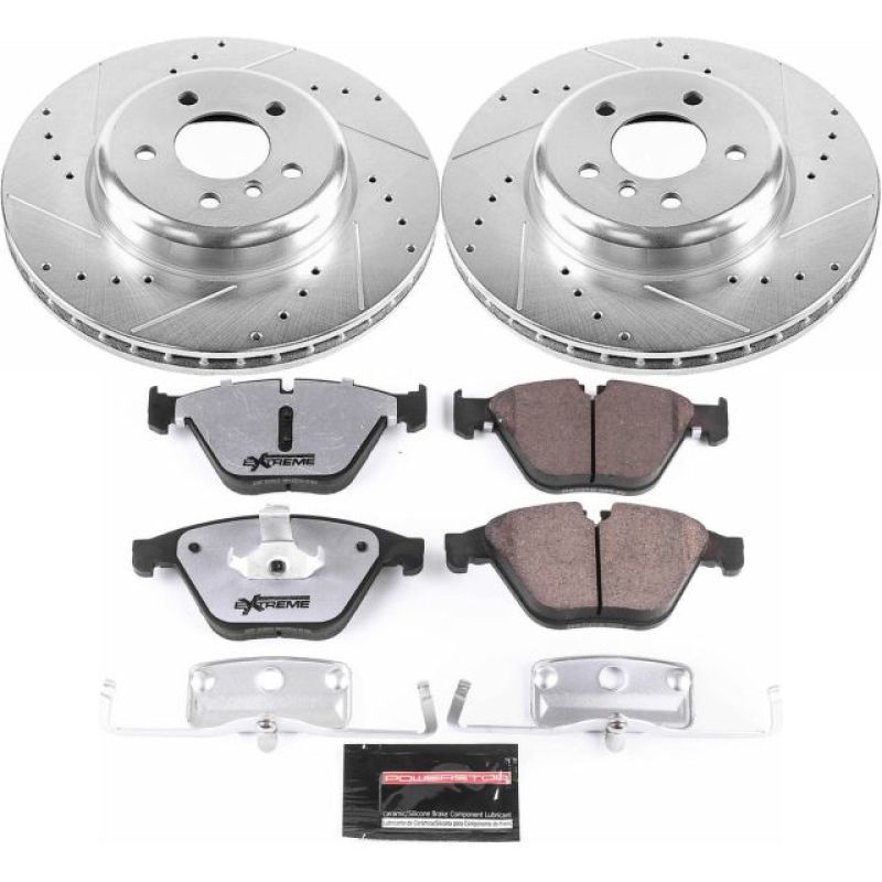 Power Stop 14 - 16 BMW 535d Front Z26 Street Warrior Brake Kit - My Store