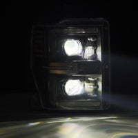 AlphaRex 08 - 10 Ford F250 - 550 LUXX - Series LED Projector Headlights Black w/Activ Light/Seq Signal - My Store