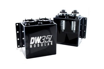 compare product DeatschWerks 3.5L Modular Surge Tank (Fits 1-2 DW350iL Fuel Pumps - Pumps Not Included)
