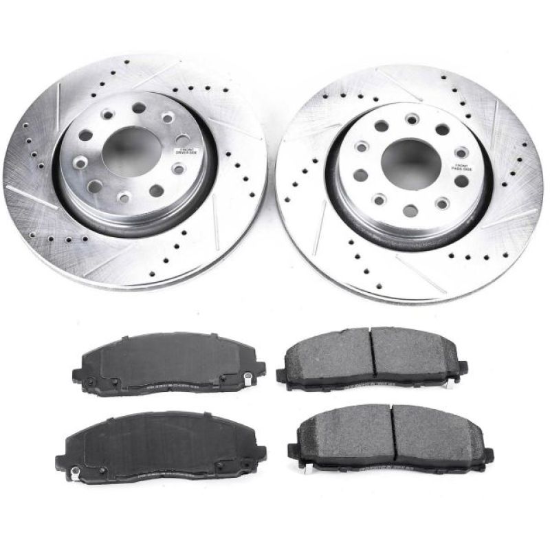 Power Stop 18 - 19 Jeep Wrangler Front Z23 Evolution Sport Brake Kit - My Store