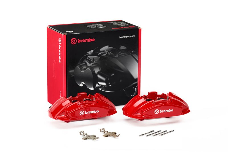 Brembo OE 2020 Mercedes - Benz E53 AMG/E63 AMG S/17 E300 Hydraulic Front X - Style Brake Calipers - Red - My Store