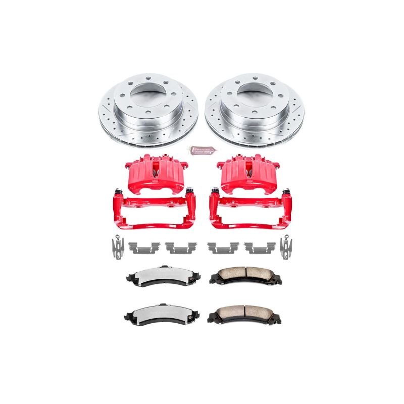 Power Stop 2005 Chevrolet Silverado 1500 HD Rear Z36 Truck & Tow Brake Kit w/Calipers - My Store