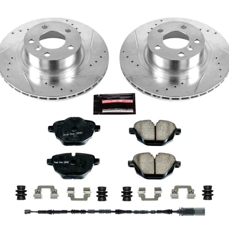 Power Stop 11 - 17 BMW X3 Rear Z23 Evolution Sport Brake Kit - My Store