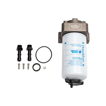 compare product Wehrli 17-19 Duramax L5P / 20-24 L5P Duramax Long Bed Fuel Filter Housing Kit