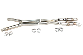 compare product Kooks 05-08 Chevy Corvette C6 LS2/LS3 6.0L/6.2L 3in x 2.5in GREEN Cat SS X-Pipe Kooks HDR Req