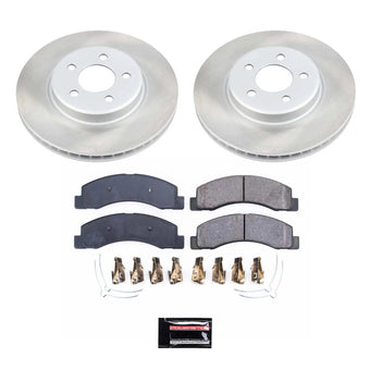 compare product Power Stop 99-04 Ford F-350 Super Duty Front Semi-Coated Rotor Kit