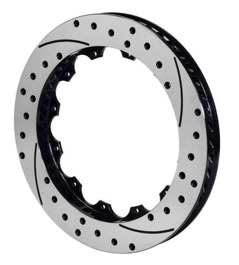 compare product Wilwood Rotor-SV-SRP 72 Iron-RH-Drill-BLK 14.25 x 1.10 - 12 on 8.75in