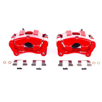 compare product Power Stop 14-18 Jeep Cherokee Front Red Calipers w/Brackets - Pair