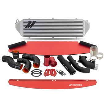 compare product Mishimoto 2023+ Toyota GR Corolla Intercooler & Pipe Kit - Silver Cooler - Black Pipes