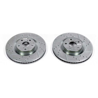 compare product Power Stop 16-17 Lexus GS200t Front Evolution Drilled & Slotted Rotors - Pair