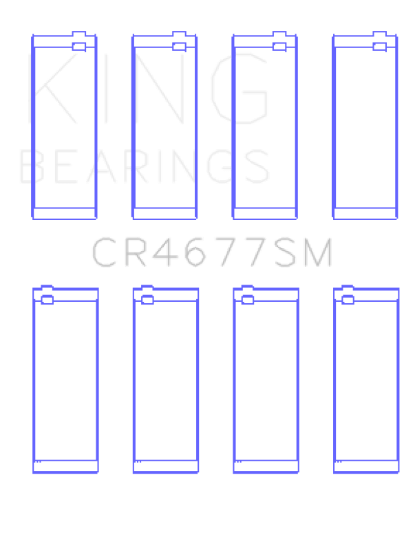 King Engine Bearings Opel 1.6 Turbo A16LET A16NET Z16LET (Size +0.50mm) Connecting Rod Bearing Set - My Store