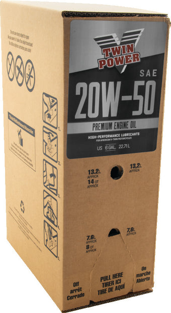 compare product Twin Power 20W50 Oil - 6 Gallon Bag-In-Box