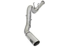 aFe ATLAS 5in DPF - Back Alum Steel Exhaust System w/Polished Tip 2017 Ford Diesel Trucks V8 - 6.7L (td) - My Store