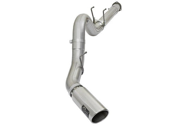 compare product aFe ATLAS 5in DPF-Back Alum Steel Exhaust System w/Polished Tip 2017 Ford Diesel Trucks V8-6.7L (td)