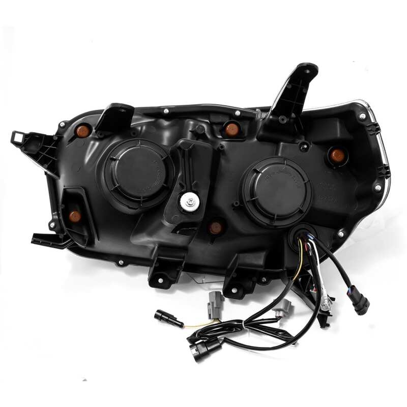AlphaRex 10 - 13 Toyota 4Runner NOVA LED Proj Headlights Plank Style Alpha Black w/Seq Signal/DRL - My Store