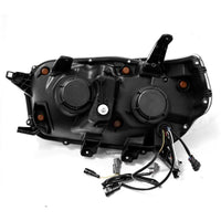 AlphaRex 10 - 13 Toyota 4Runner NOVA LED Proj Headlights Plank Style Alpha Black w/Seq Signal/DRL - My Store
