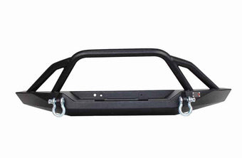 compare product Fishbone Offroad Cherokee XJ Front Winch Bumper W/Grille Guard Bullhead Steel - Blk Txtrd Pwdrcoat
