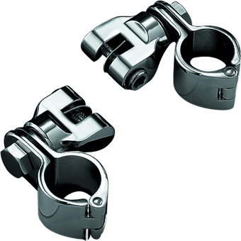 compare product Kuryakyn 1-1/4inch Magnum Quick Clamp With Clevis Chrome (Pair)