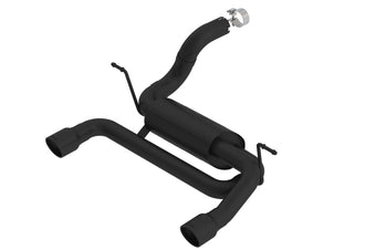 compare product Borla 18-19 Jeep Wrangler JL/JLU 2.0L 4Cyl 2DR/4DR Axle Back Exhaust ATAK w/ 2.5in Tips - Black