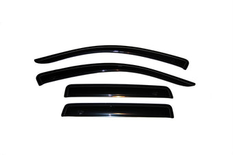 compare product AVS 07-10 Mitsubishi Outlander Ventvisor Outside Mount Window Deflectors 4pc - Smoke