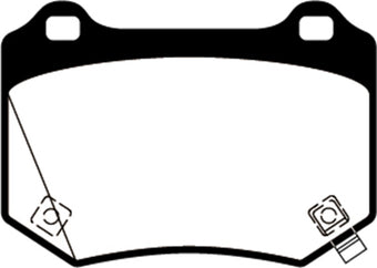 compare product EBC 2018+ Subaru WRX STI 2.5L Turbo Bluestuff Rear Brake Pads