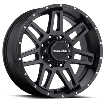 compare product Raceline 931B Injector 20x9in / 8x170 BP / 12mm Offset / 125.2mm Bore - Satin Black Wheel