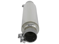 aFe MACH Force - Xp 304 Stainless Steel Resonator 2.5in Inlet/Outlet x 4in Dia x 15in Body x 19in L - My Store
