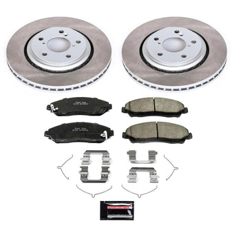 compare product Power Stop 17-22 Honda Ridgeline Front Semi-Coated Rotor Kit